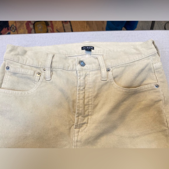 Like new J Crew corduroys cream sz 28 - Picture 10 of 11
